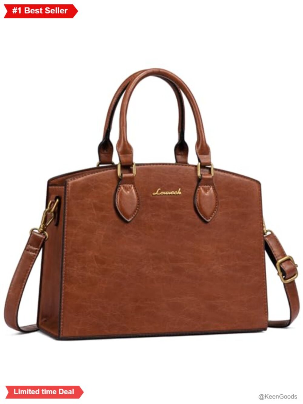 LOVEVOOK Purse for Women PU Leather Medium Satchel Vintage